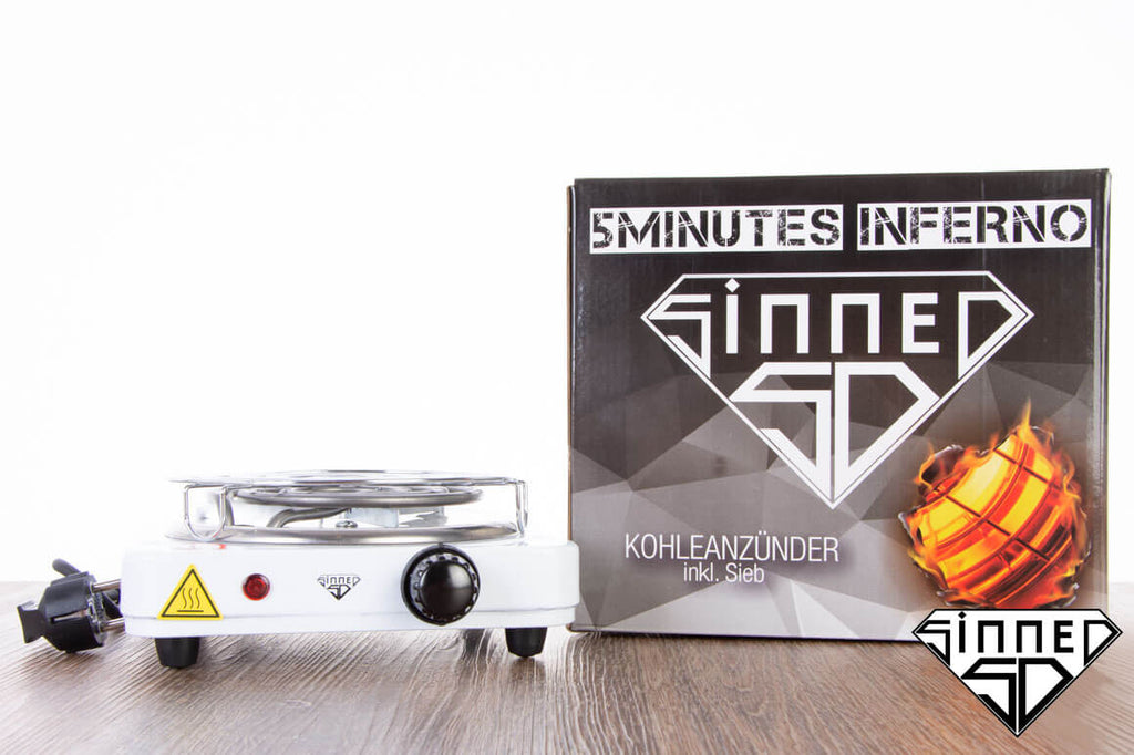 Sinned Kohlenanzünder (elektrisch) inkl. Kohlegitter