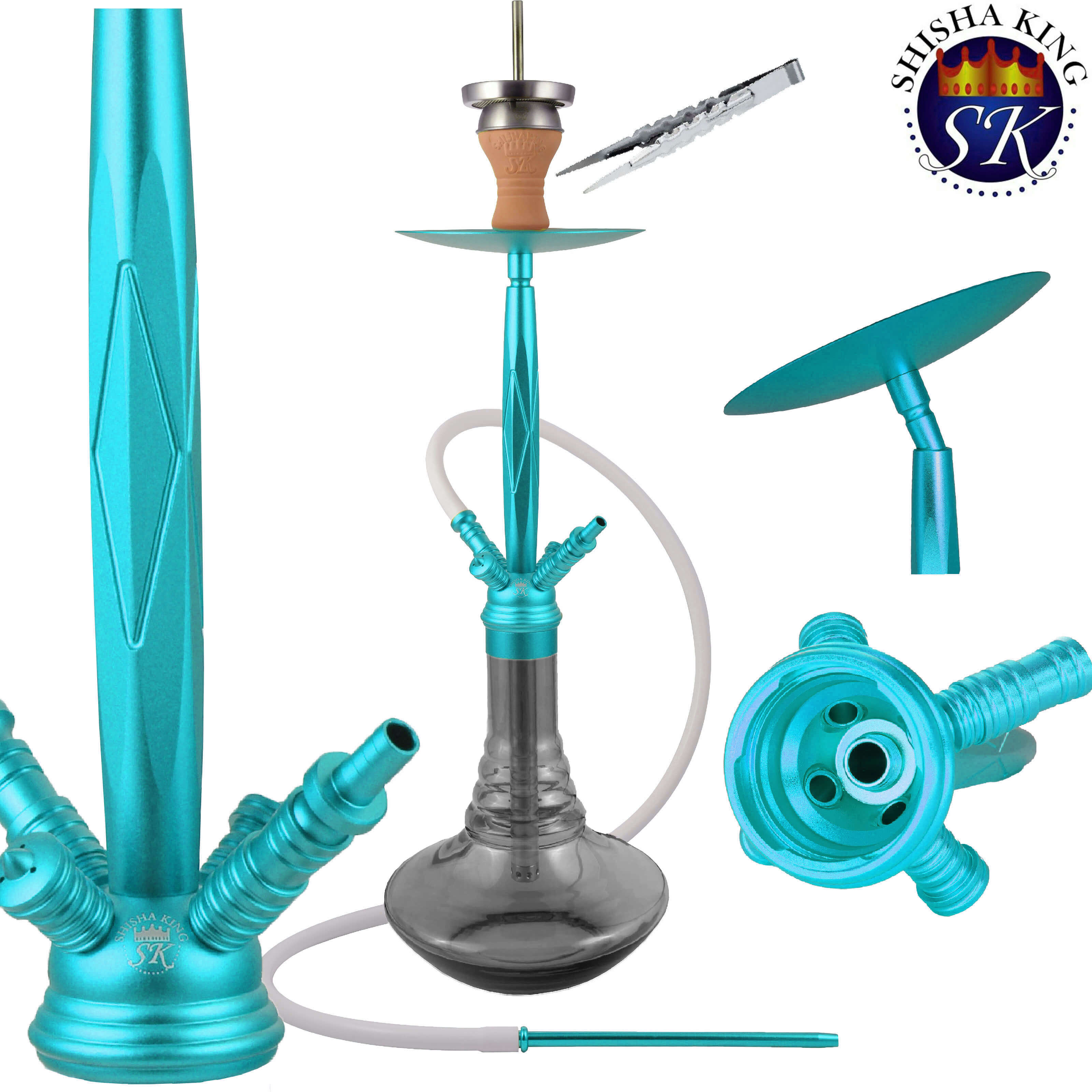 SKS 612 Bermuda - Skyblue / Light Black