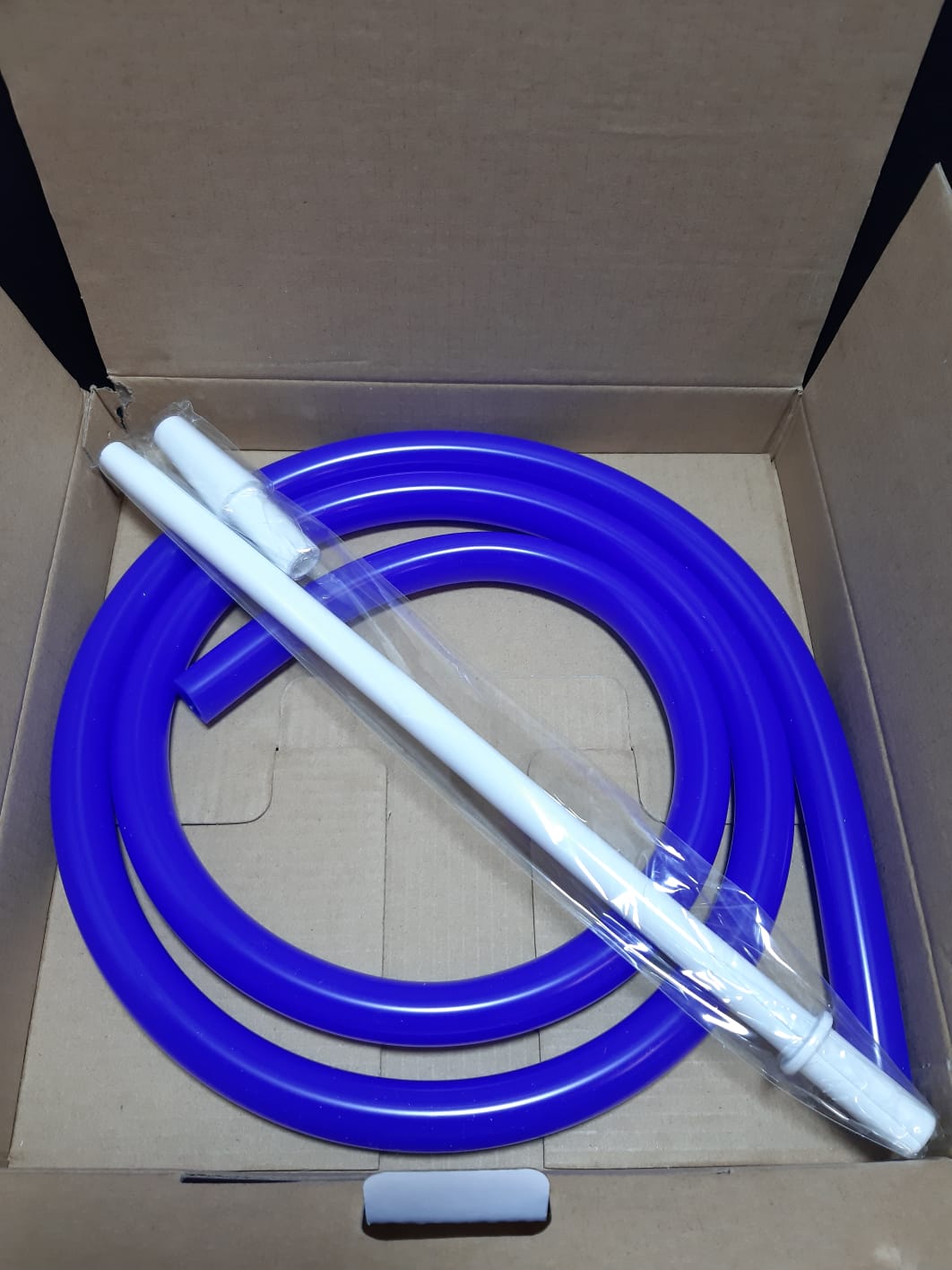 SKS Silikonschlauchset - White/Blue