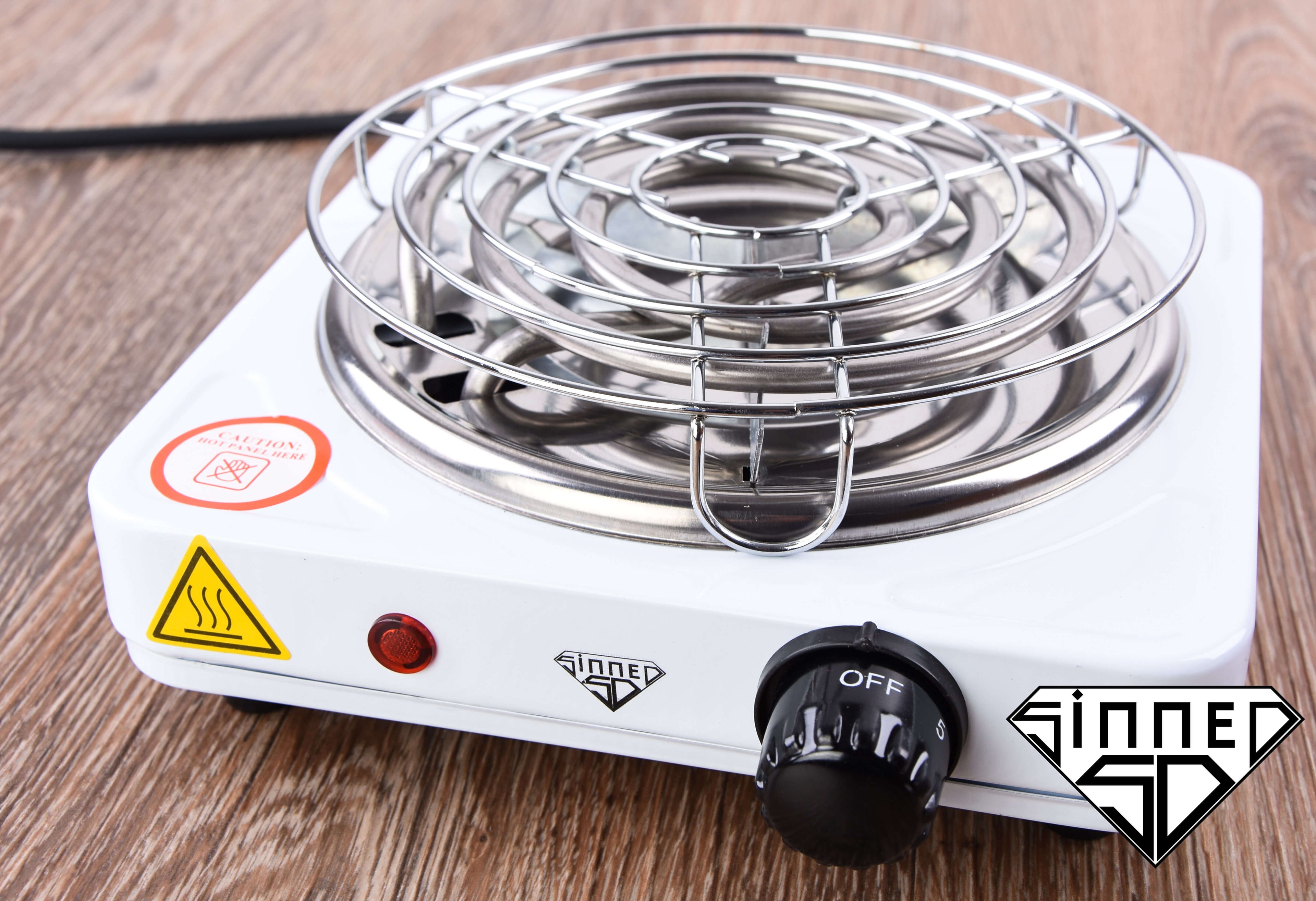 Sinned Kohlenanzünder (elektrisch) inkl. Kohlegitter