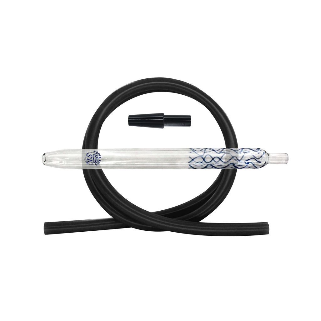 SKS Magic Stripes Silikonschlauchset - Blue/Black