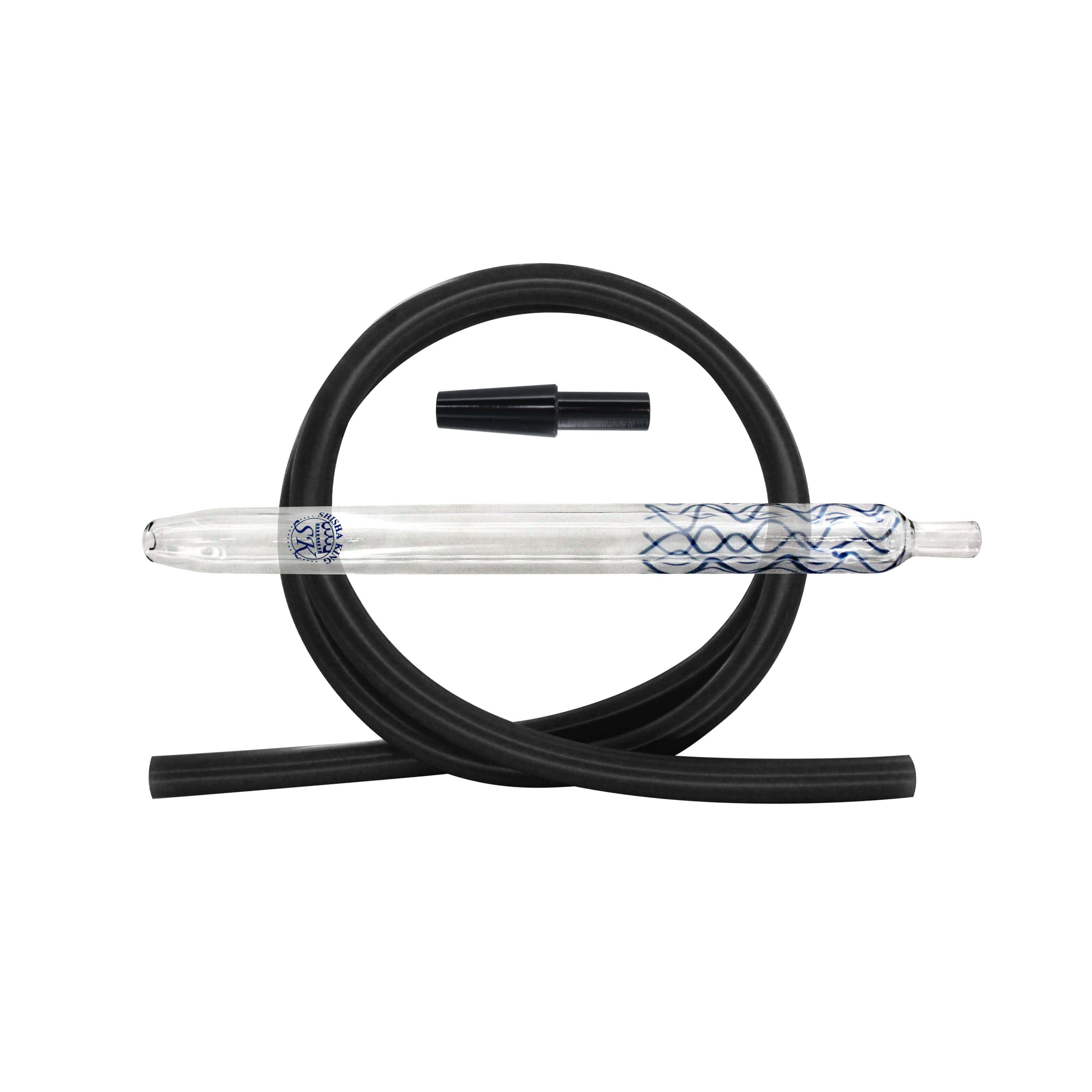 SKS Magic Stripes Silikonschlauchset - Blue/Black