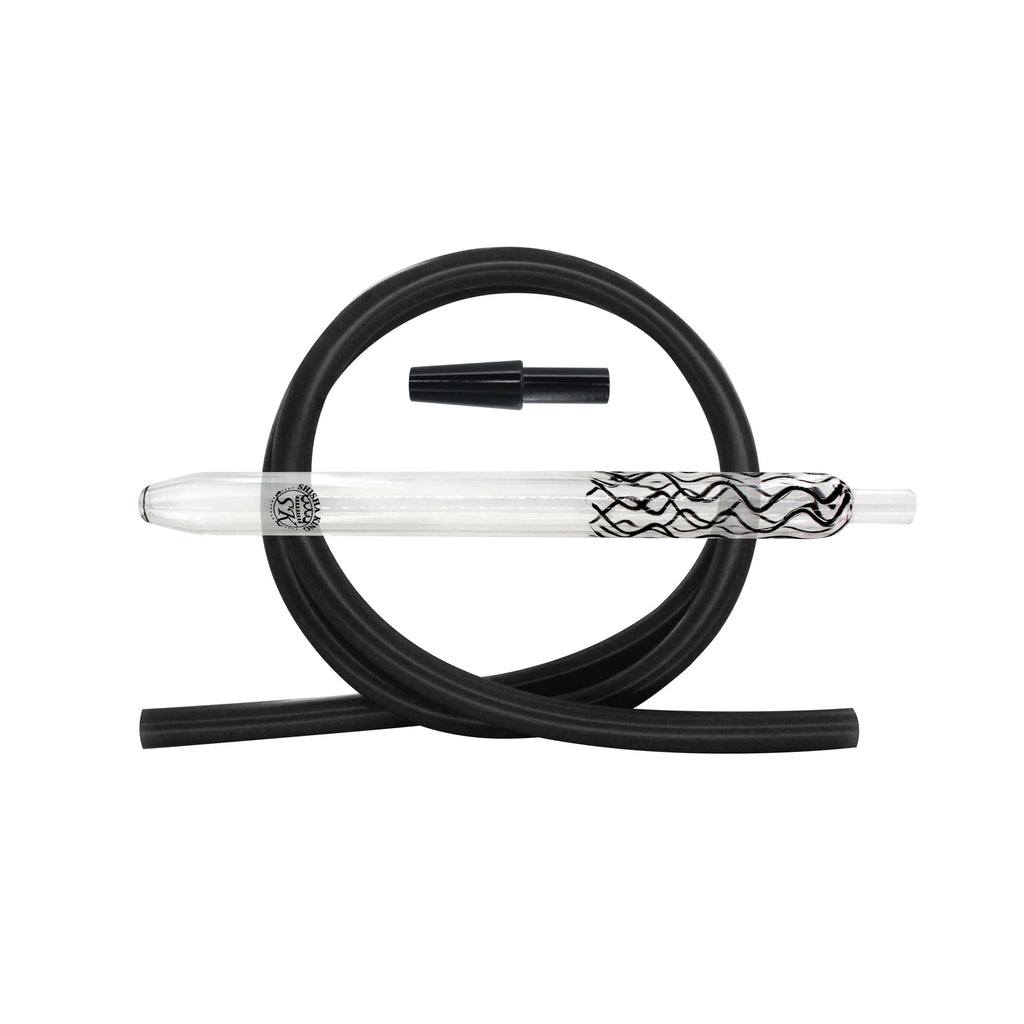 SKS Magic Stripes Silikonschlauchset - Black/Black