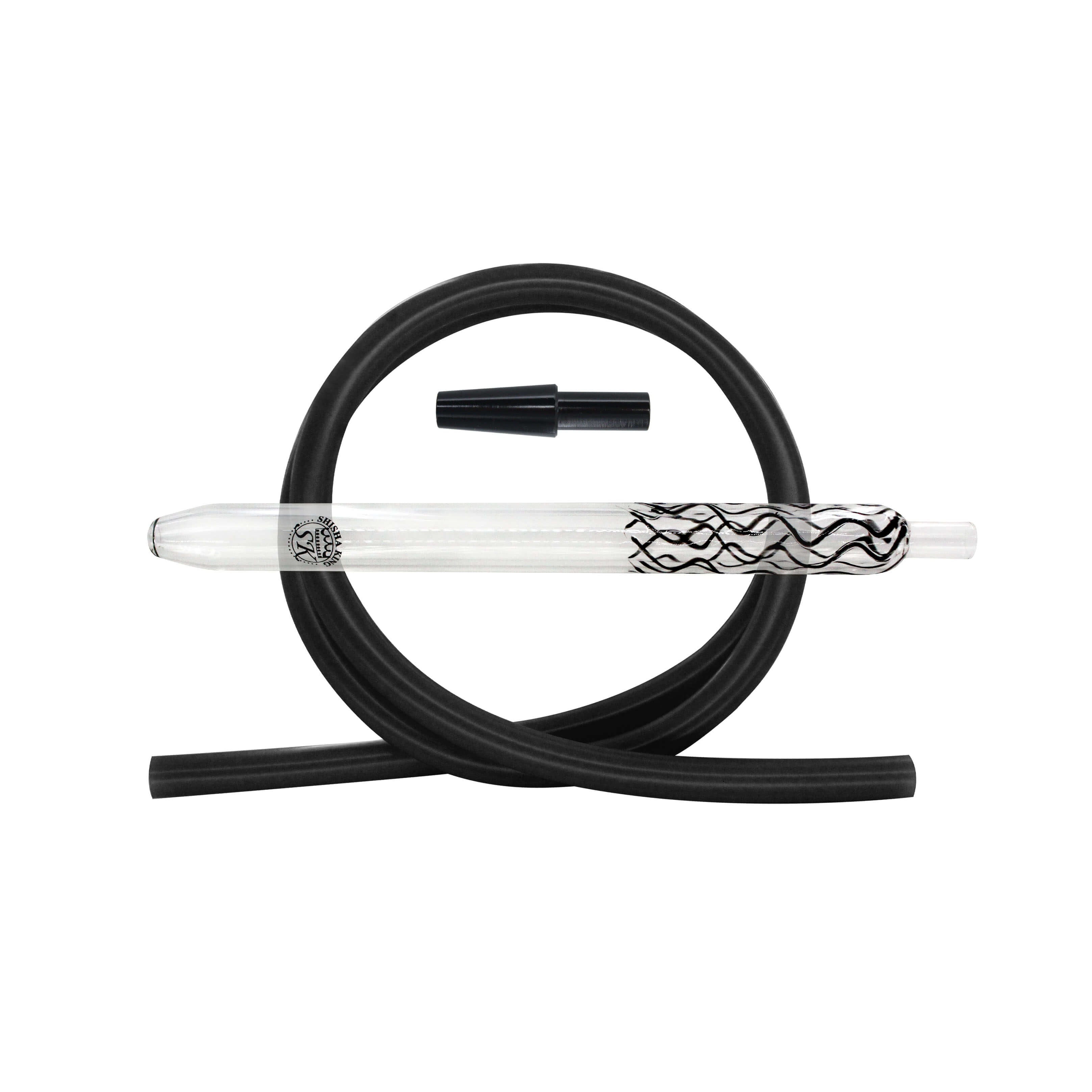 SKS Magic Stripes Silikonschlauchset - Black/Black