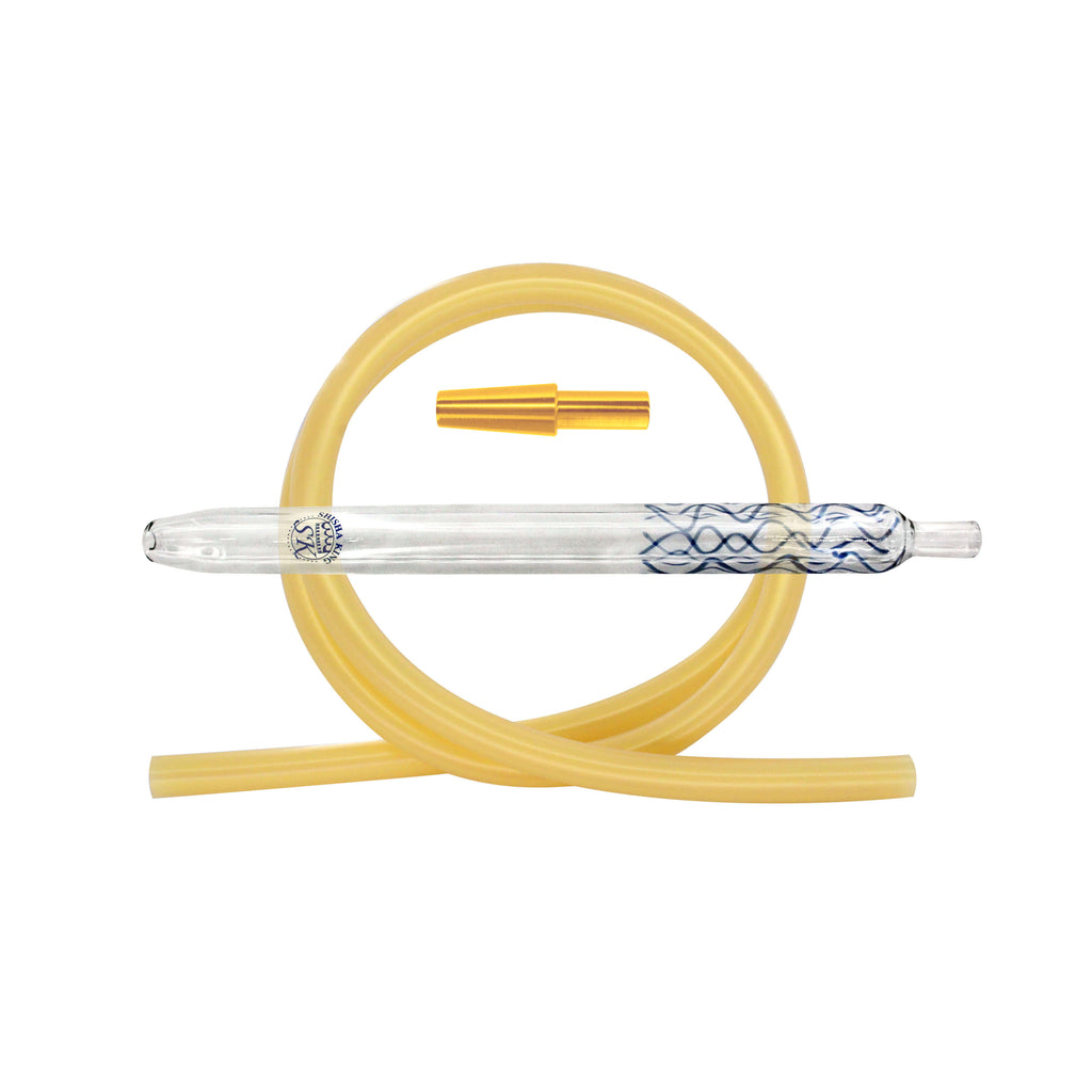 SKS Magic Stripes Silikonschlauchset - Blue/Gold