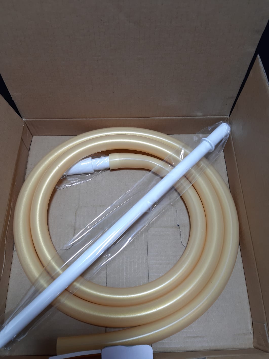 SKS Silikonschlauchset - White/Gold