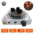 SKS Kohlenanzünder (elektrisch) 1000 Watt White inkl. Kohlegitter