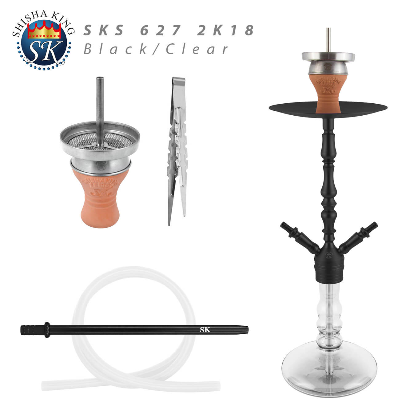 SKS 627 2K18 - Black / Clear