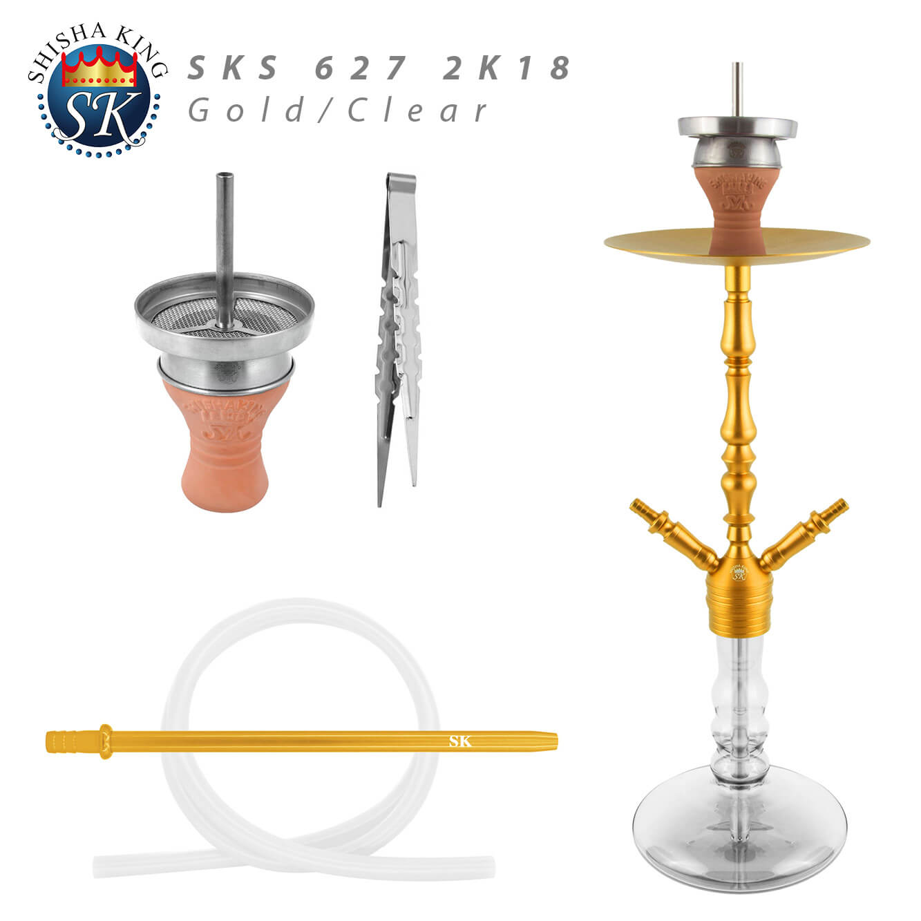 SKS 627 2K18 - Gold / Clear