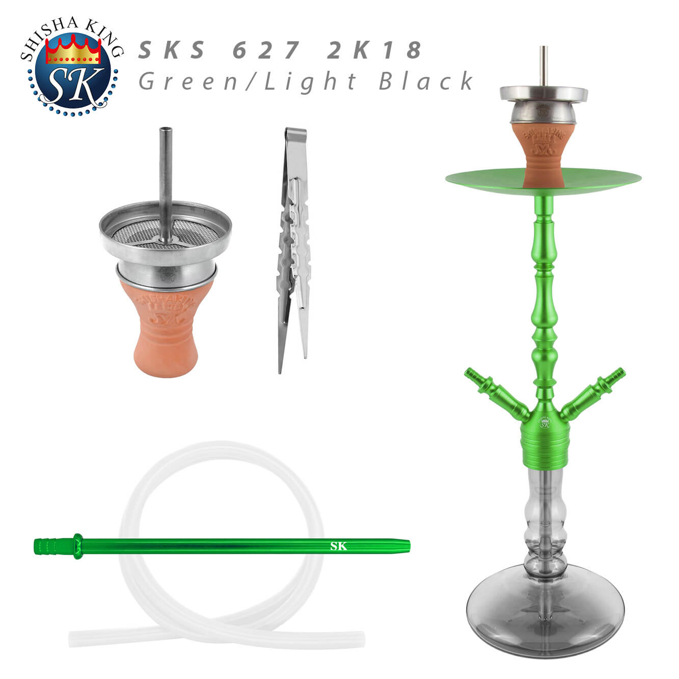 SKS 627 2K18 - Green / Light Black