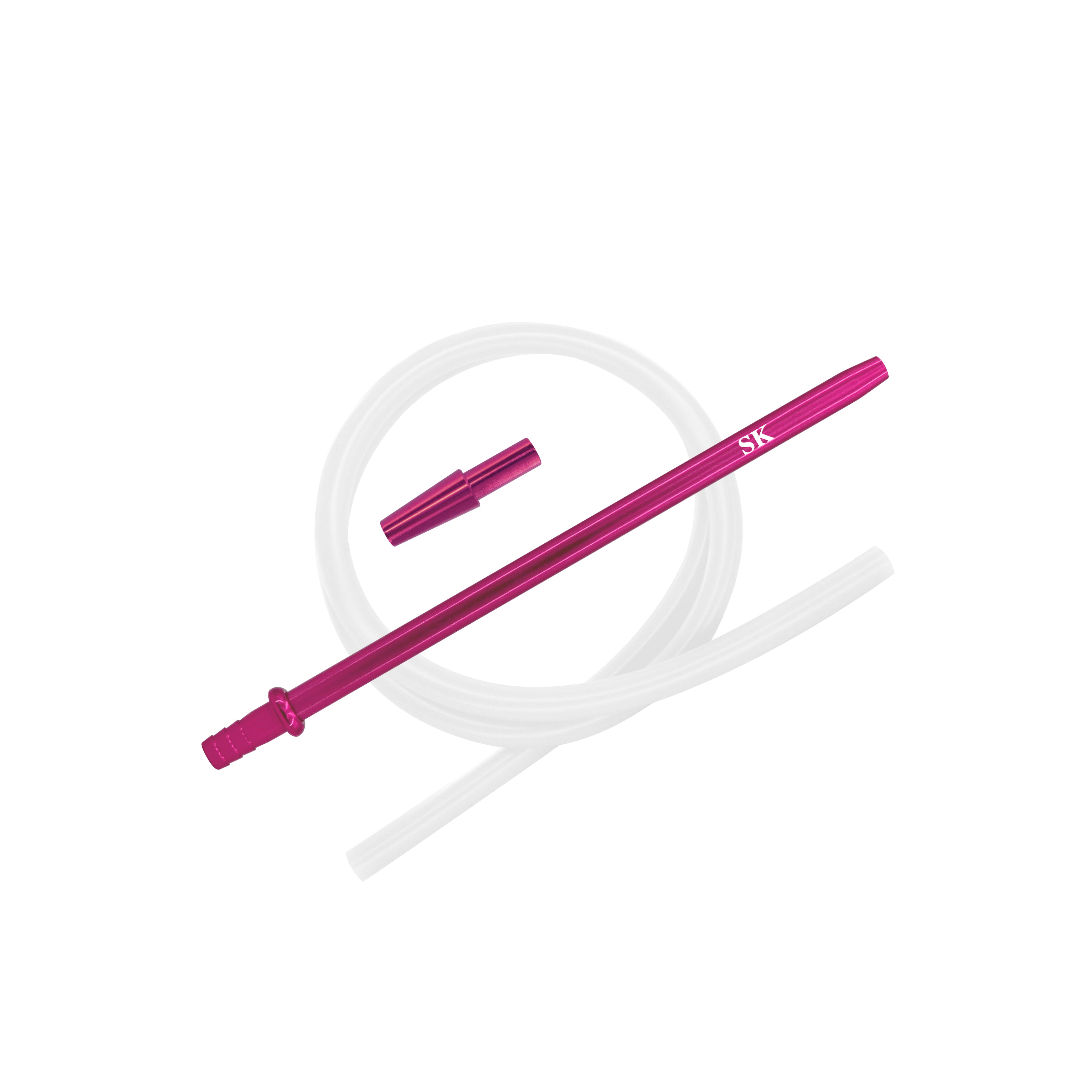 SKS Silikonschlauchset - Pink/Transparent