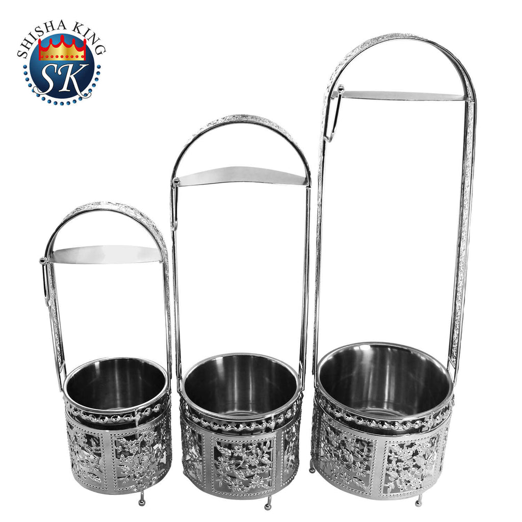 Shisha King Kohlekorb Set 3-tlg.