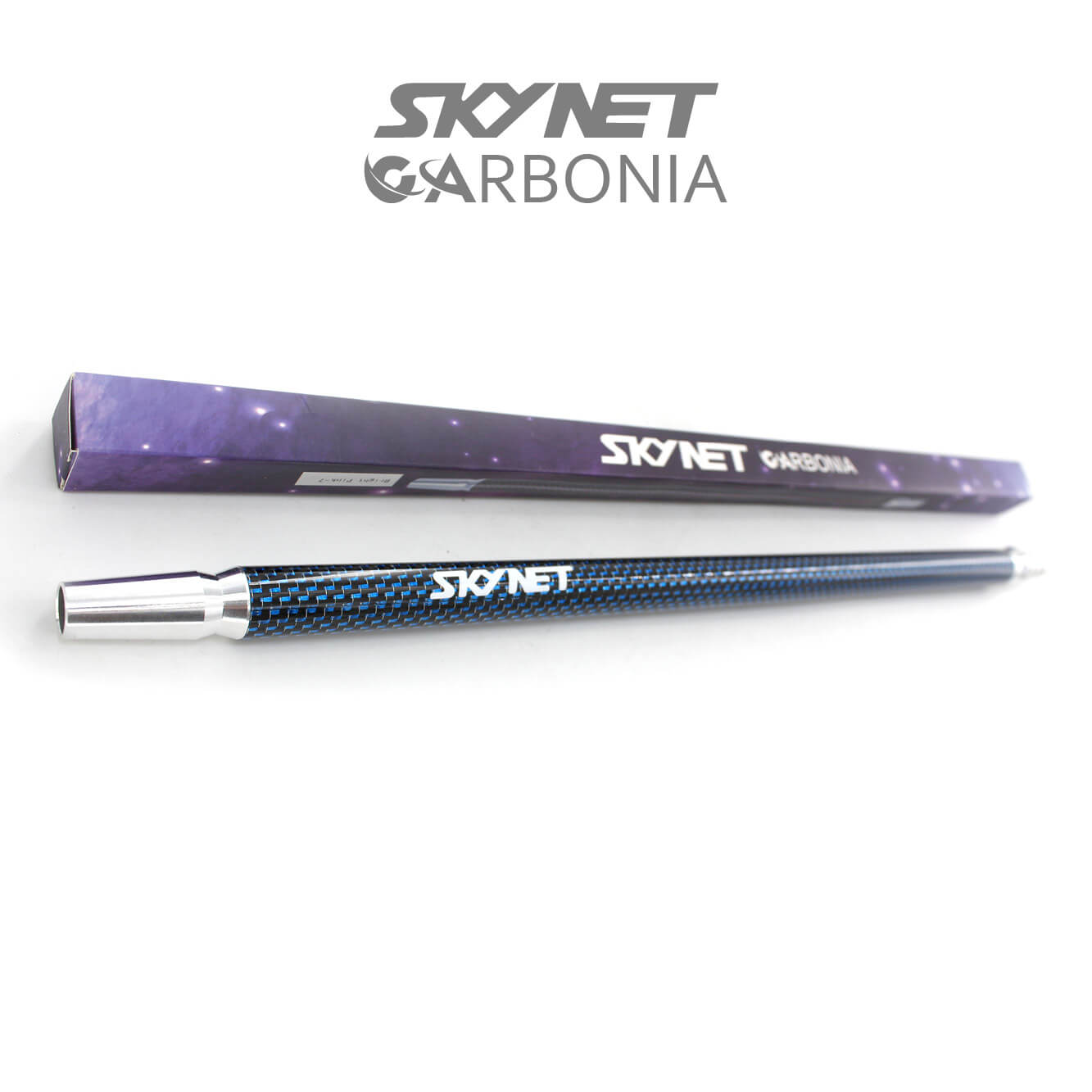 Skynet Carbonia Mundstück - Bright Blue Lines