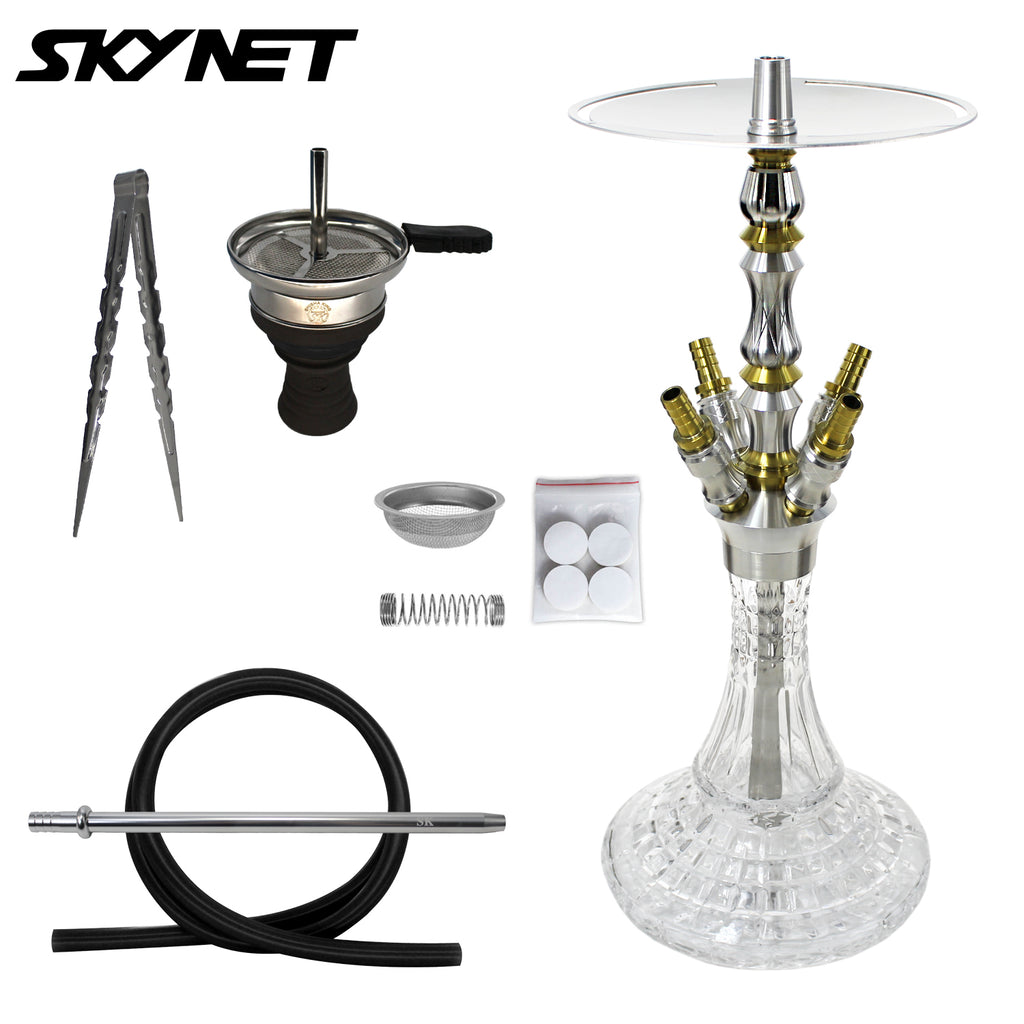 Skynet 716 Bellagio Edelstahl Shisha