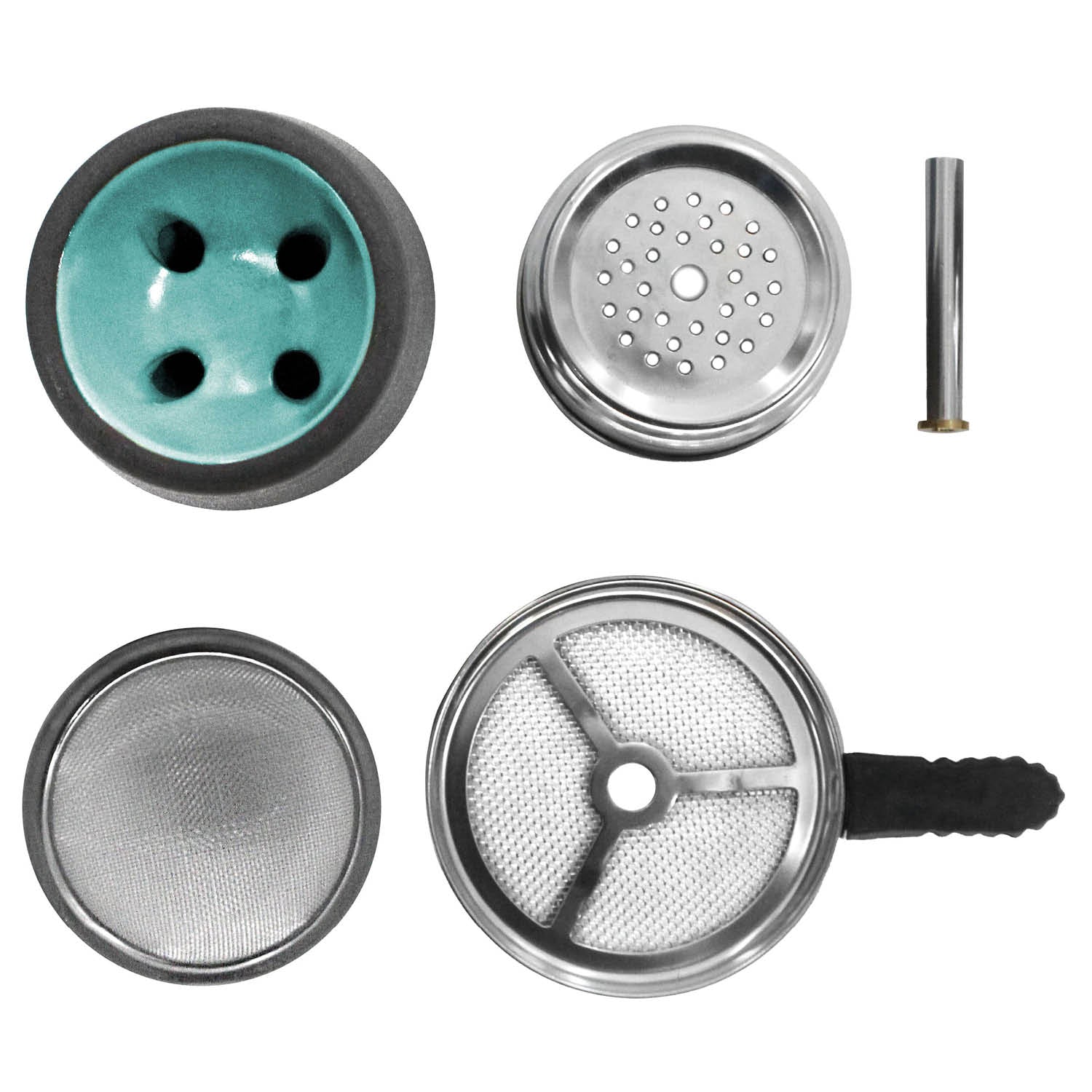 Shisha King Steinkopf Set "Chill Mountain" - Skyblue