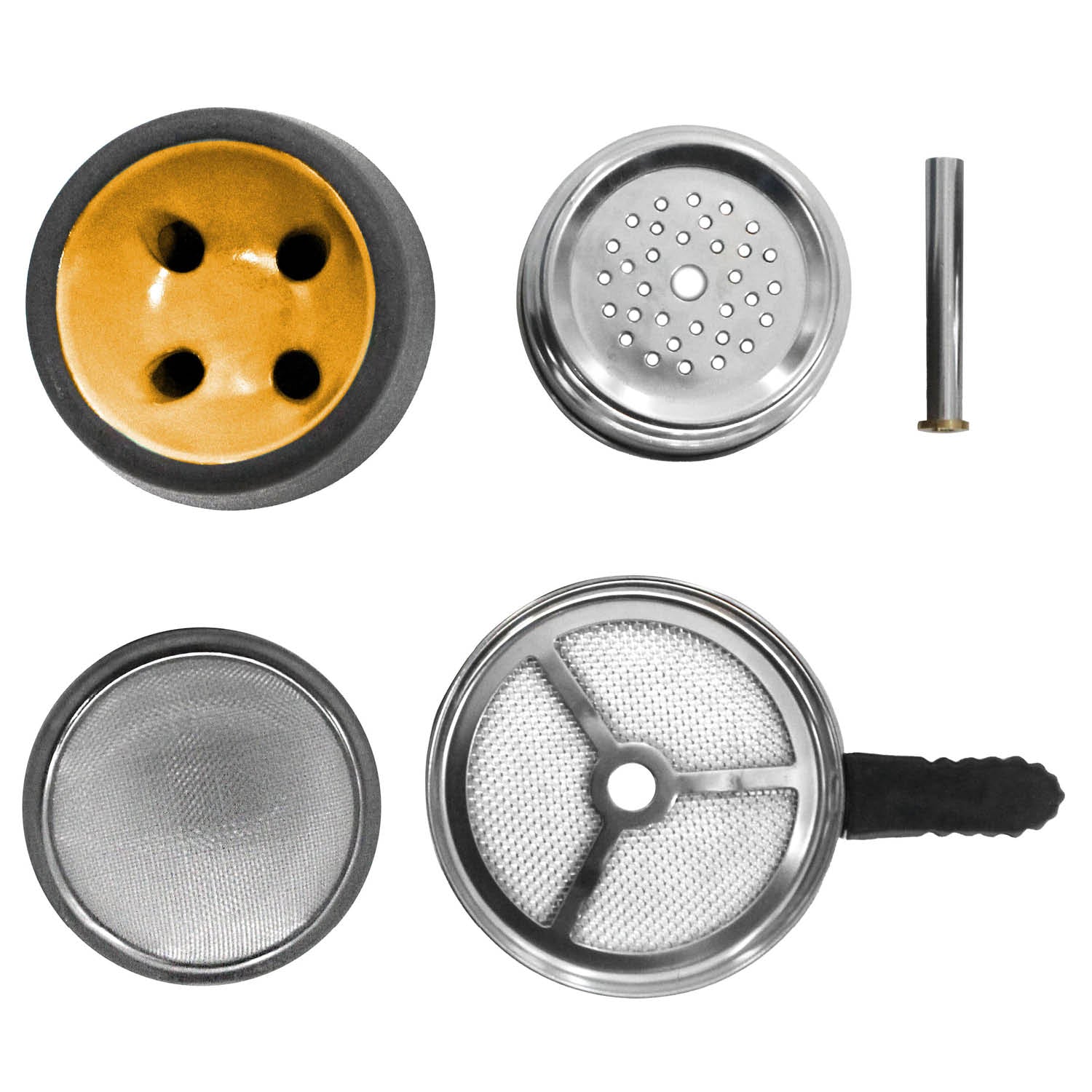 Shisha King Steinkopf Set "Chill Mountain" - Yellow