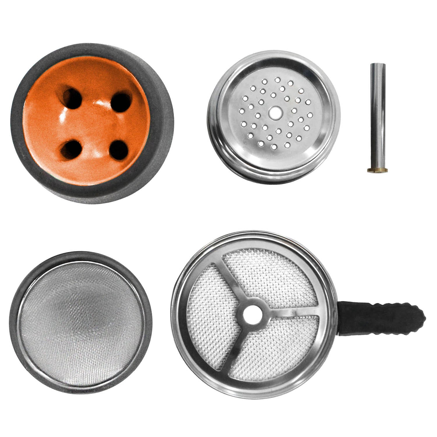 Shisha King Steinkopf Set "Chill Mountain" - Orange