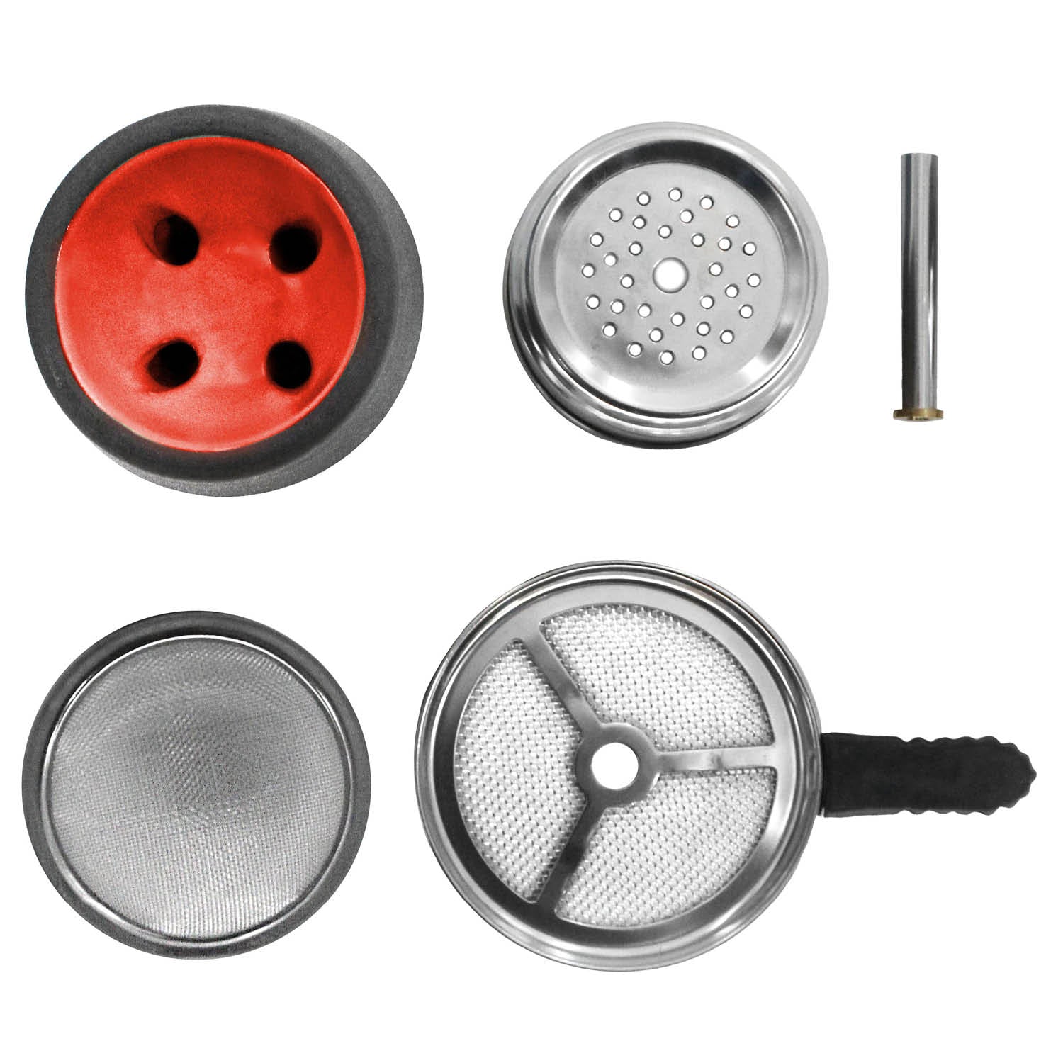 Shisha King Steinkopf Set "Chill Mountain" - Red