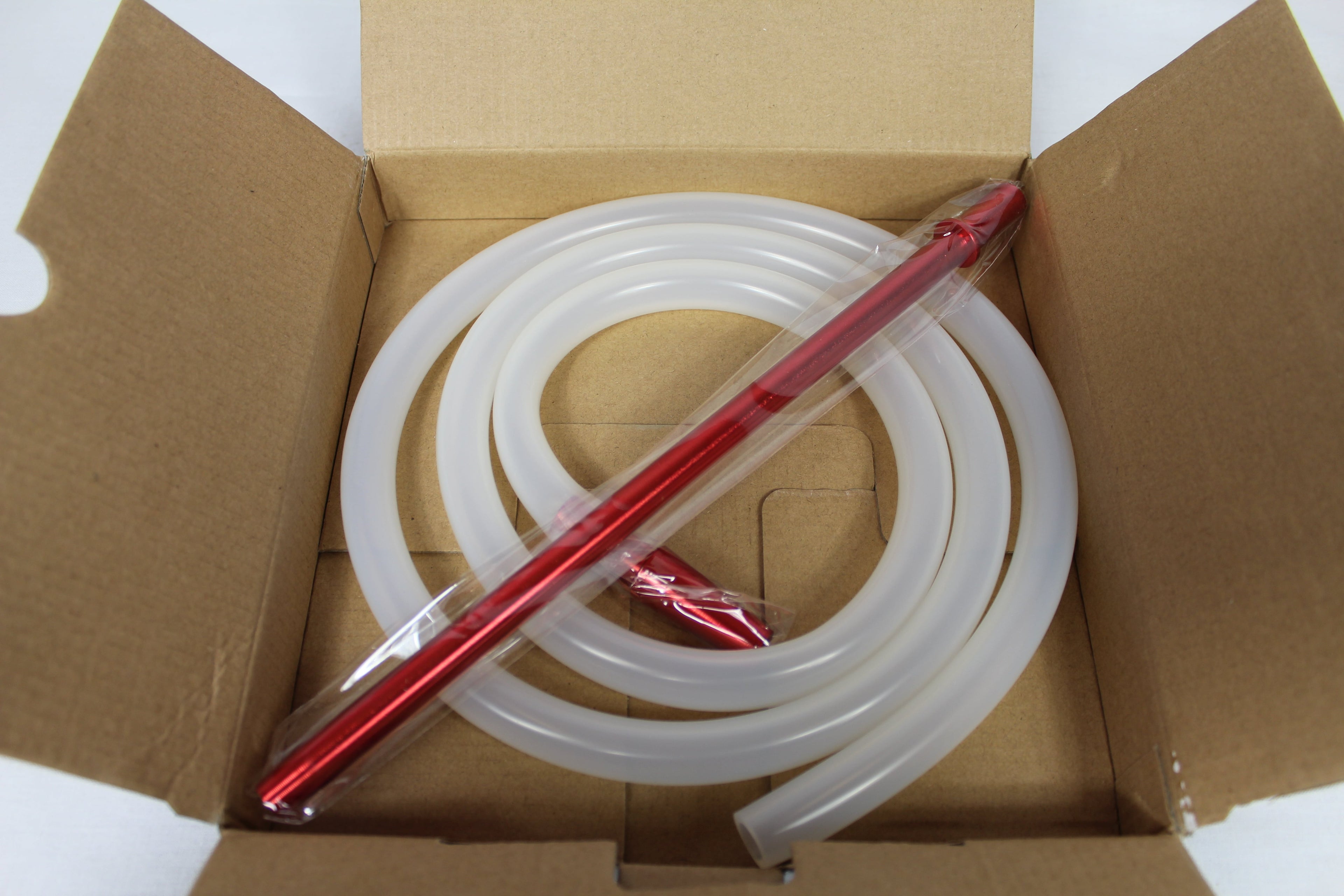 SKS Silikonschlauchset - Red/Transparent