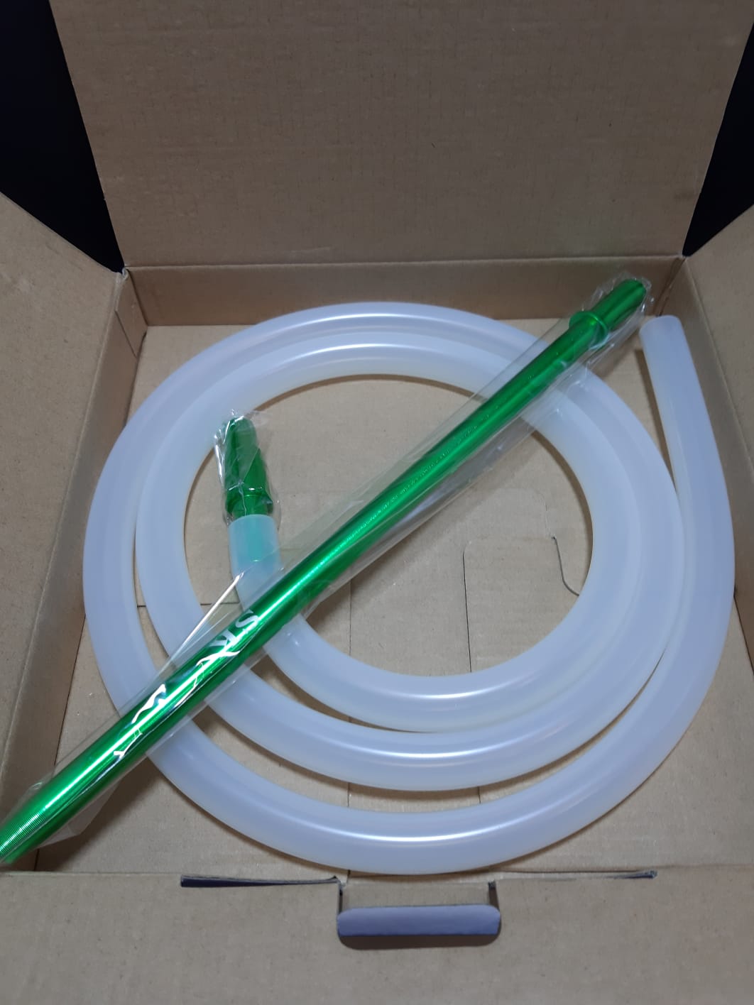 SKS Silikonschlauchset - Green/Transparent