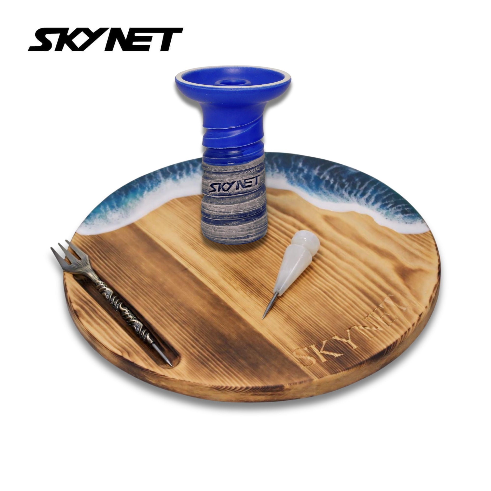 Skynet Kopfbau-Set rund "blau"