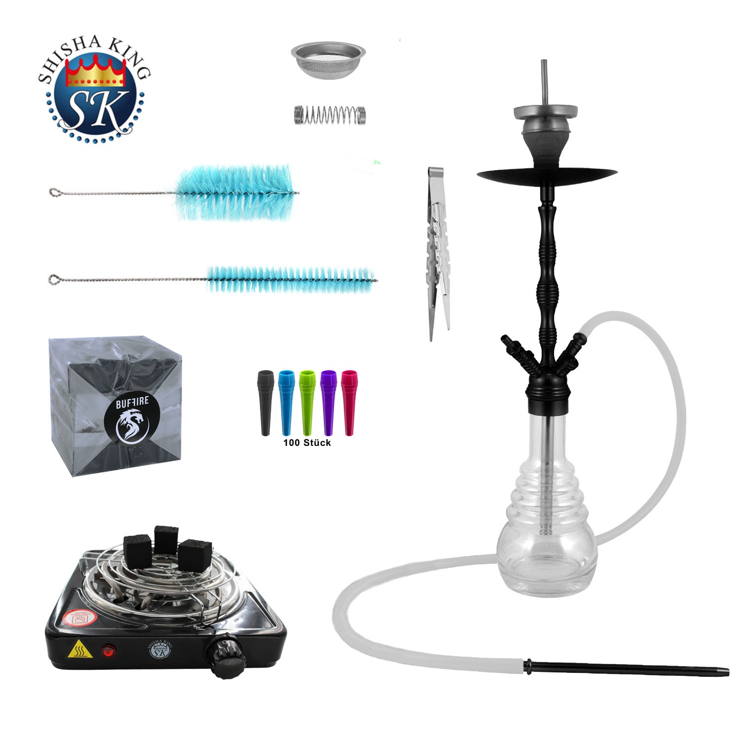 SKS 610 V.A.P.O.R. Mega Set - Black / Clear