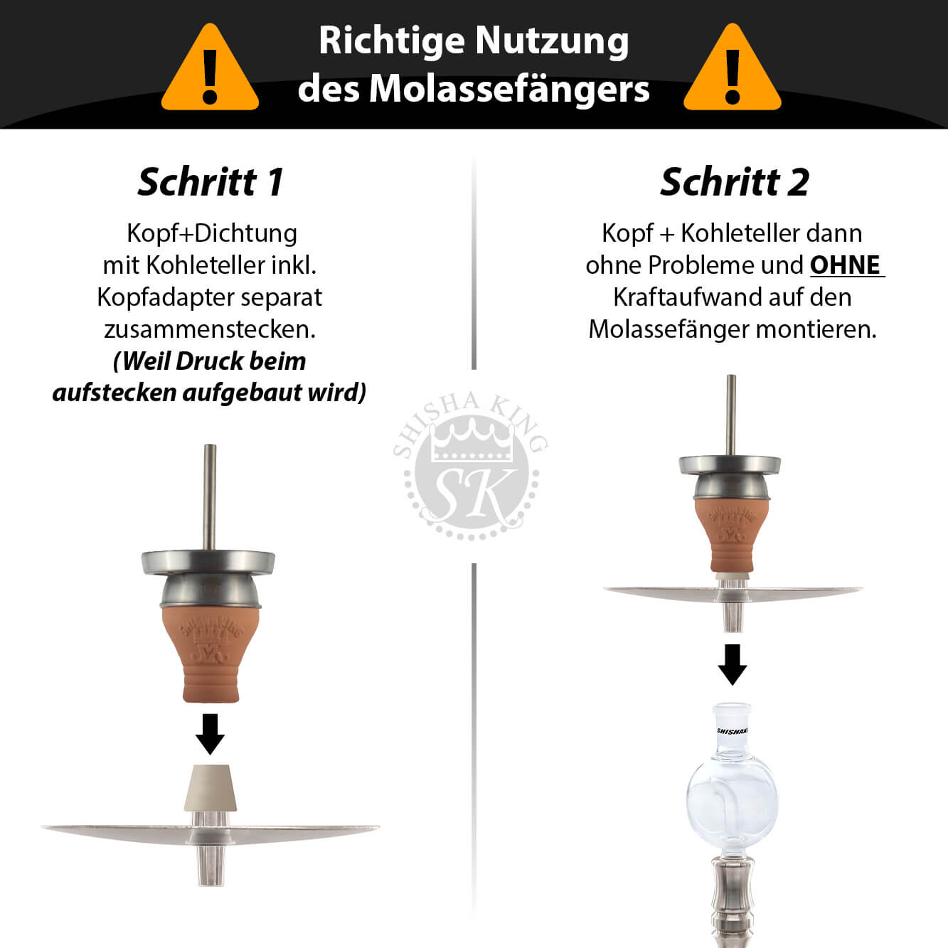 SKS Molassefänger "Ball Clear"