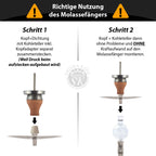 SKS Molassefänger "Big Heart Clear"