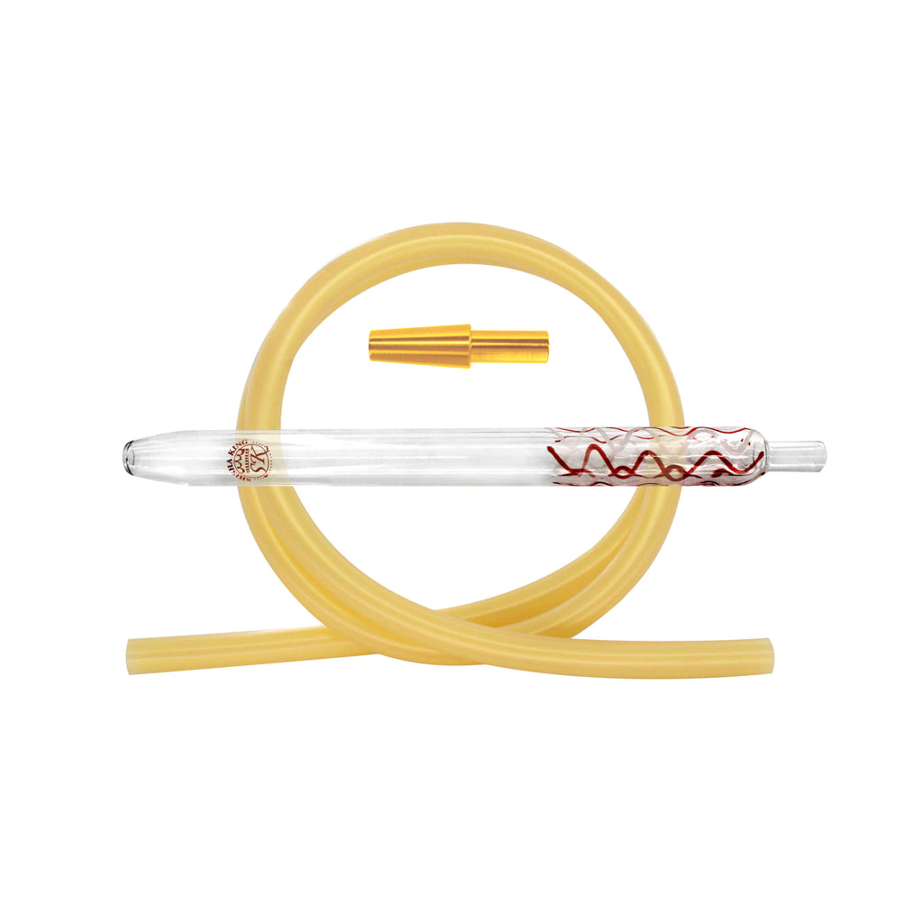 SKS Magic Stripes Silikonschlauchset - Red-White/Gold