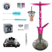Vorschau: SKS 619 Magnoon Shisha Mega Set Pink / Light Black Vorschau: SKS 619 Magnoon Shisha Mega Set Pink / Light Black