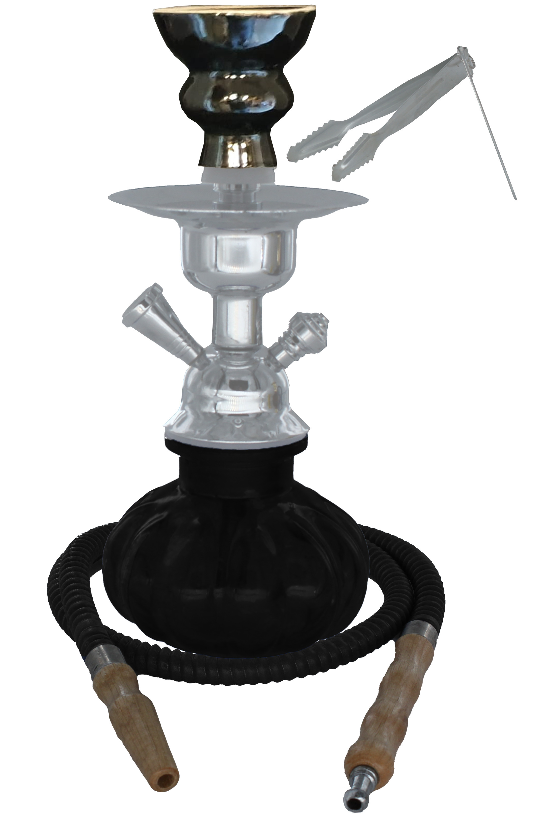 CUC Hookah 505 Shisha Set "Black" Shisha King