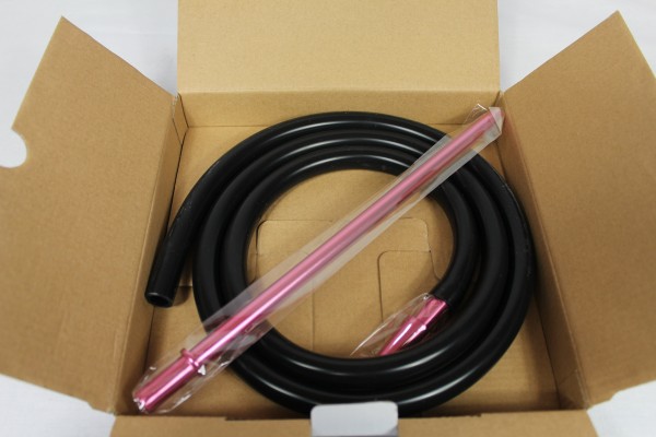 SK Silikonschlauch Set-Black/Pink