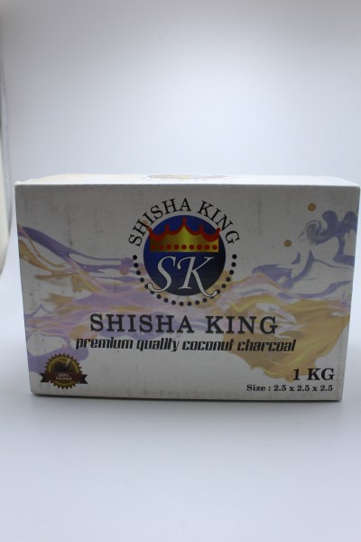 Shisha King Premium Quality Coconut charcoa 1kg Verpackt