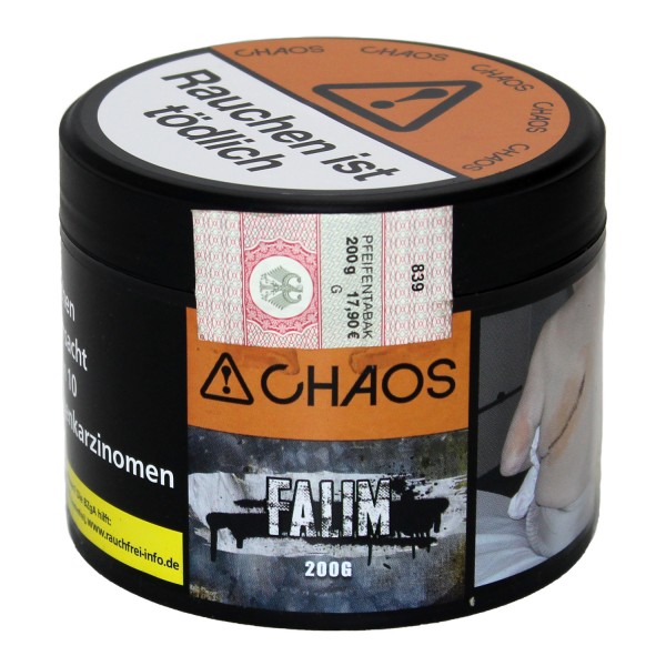 Chaos Shisha Tabak 200g Turkish Bubbles Falim Code Red