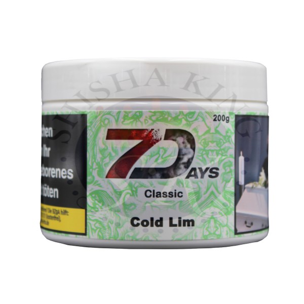 7 Days Classic Shisha Tabak 200g Cold Lim