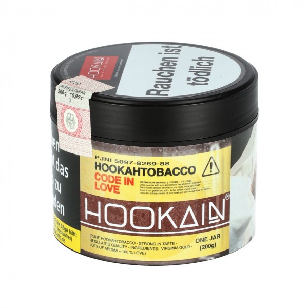 Hookain Shisha Tabak 200g Code in Love