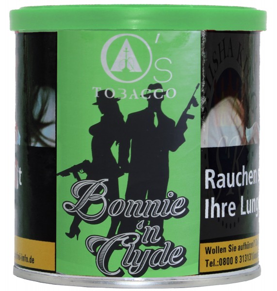 O's Tobacco Shisha Tabak 200g Bonnie & Clyde