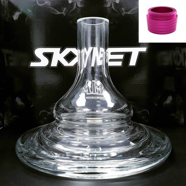 Skynet Galaxie Ersatzbowl mit Gewinde - Pink/Clear