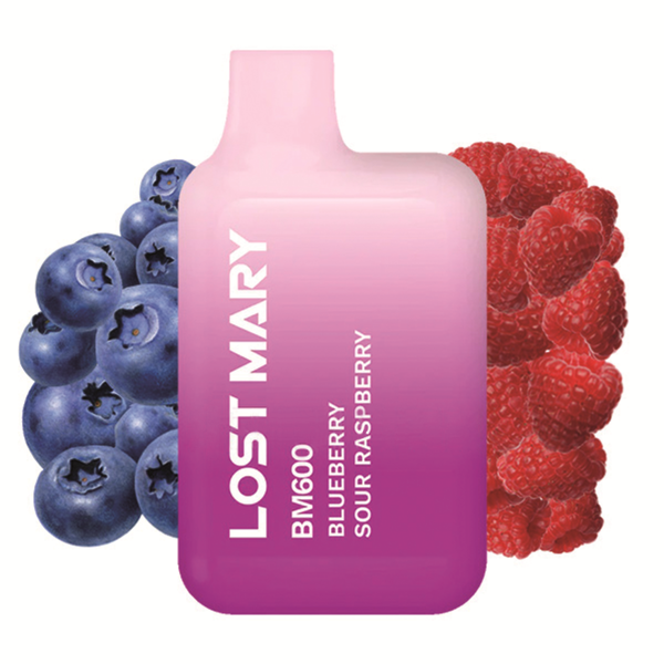 Lost Mary BM600 CP - Einweg E-Zigarette - Blueberry Sour Raspberry 20mg