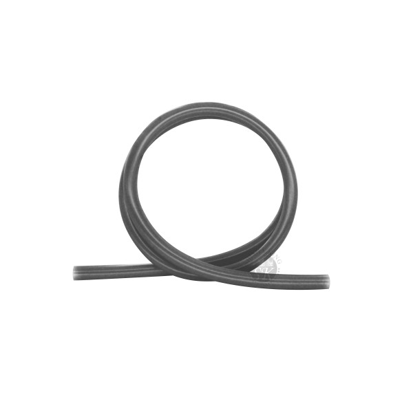 SK Glänzend Silikonschlauch-Black Transparent
