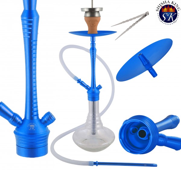 SKS 624 Daytona Shisha Wasserpfeife Set Blue