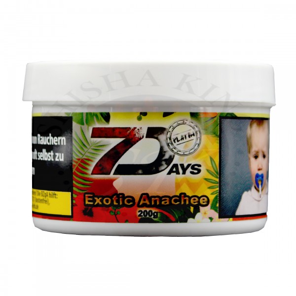 7 Days Platin Shisha Tabak 200g Exotic Anachee