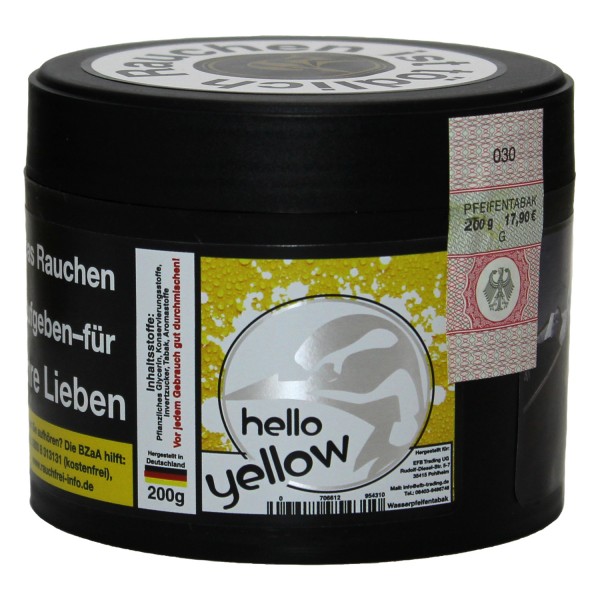 Stahl-Specht Shisha Tabak Hello Yellow