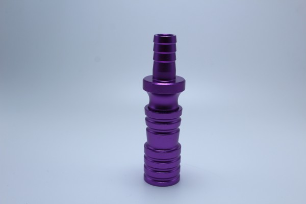 SKS 610-618 Schlauchadapter mit Schliff-Purple