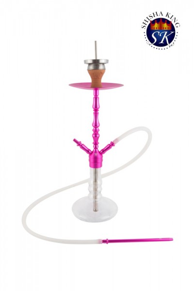 SKS 627 2K18 Shisha Wasserpfeife Set Pink / Clear