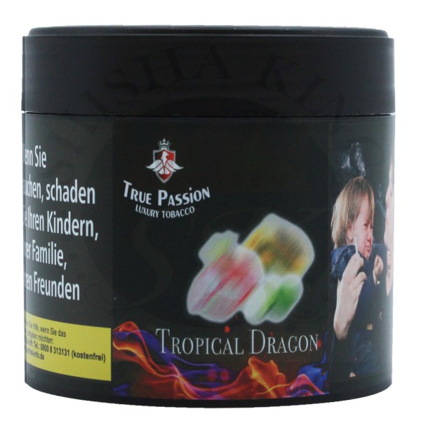 True Passion Shisha Tabak 200g Tropical Dragon