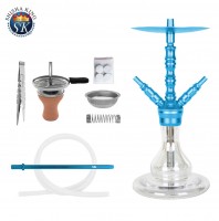 SKS 633 Fiesta Shisha Wasserpfeife Set Skyblue / Clear SKS 633 Fiesta Shisha Wasserpfeife Set Skyblue / Clear