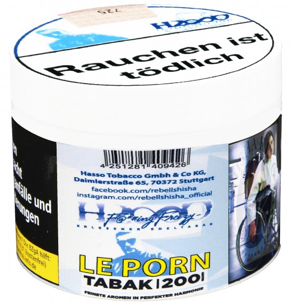 Hasso 200g - Le Porn F@*#ING Freezy Tobacco