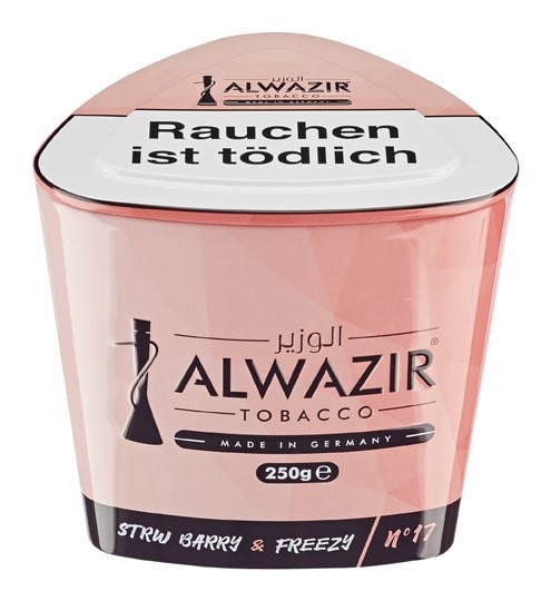 Alwazir Shisha Tabak 250g Strw Barry & Freezy No 17