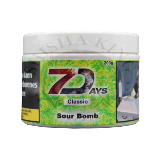 7 Days Classic Shisha Tabak 200g Sour Bomb